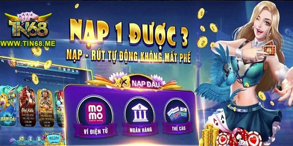 Tin68 Me – Cổng game bài đổi thưởng có nhiều tựa game hấp dẫn nhất